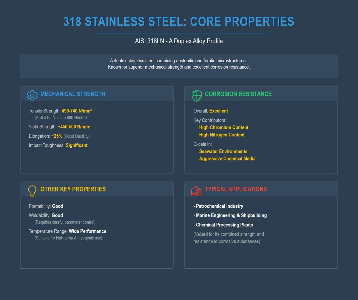 318 Stainless Steel Properties and Uses