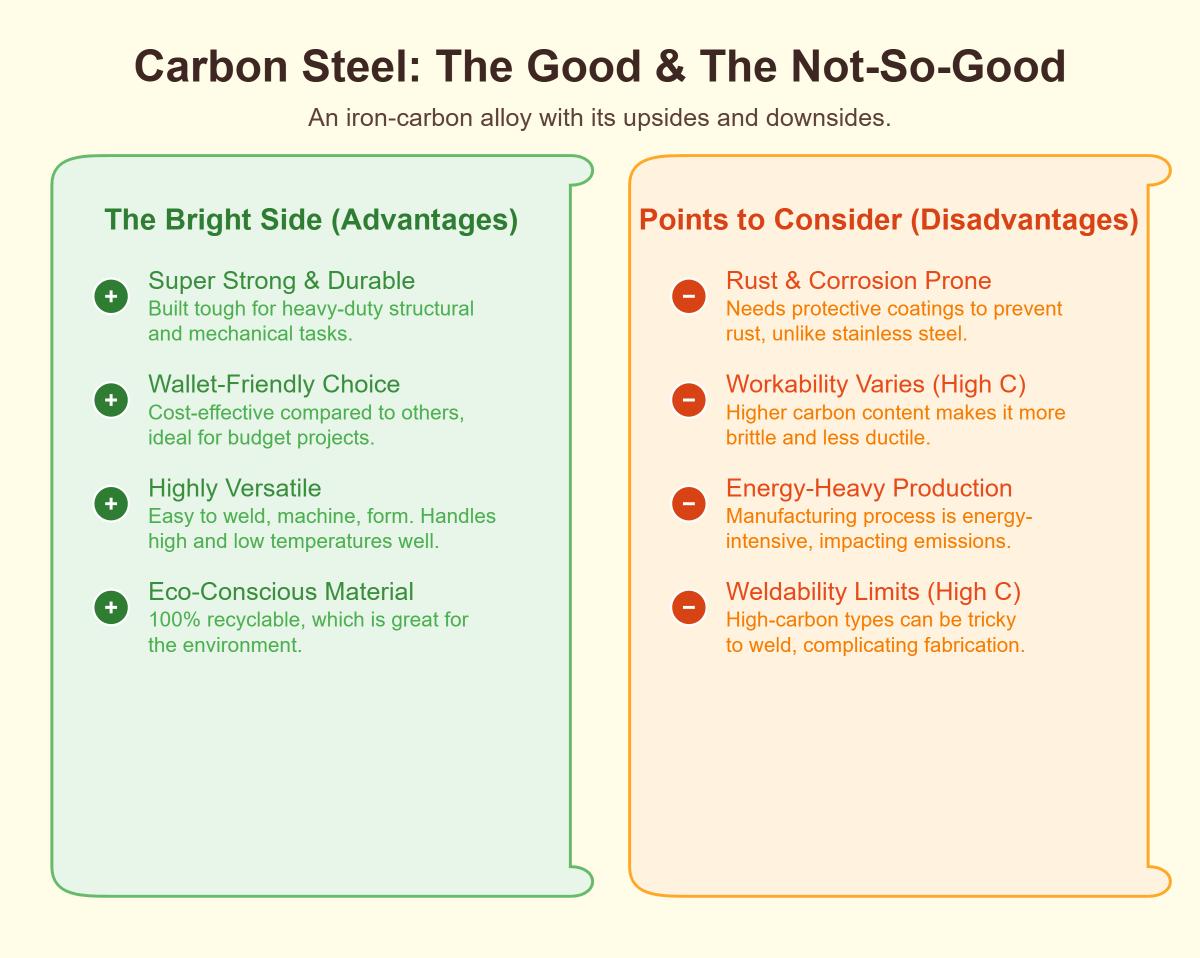 Advantages and Disadvantages of Carbon Steel A Complete Overview