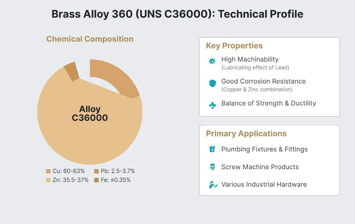 Brass Alloy 360 Composition Overview