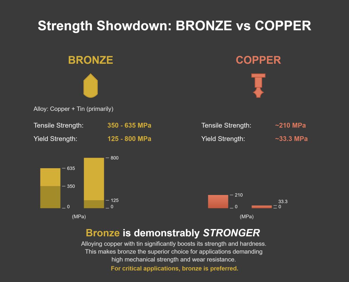 Bronze vs Copper Comparing Properties, Uses, and Costs