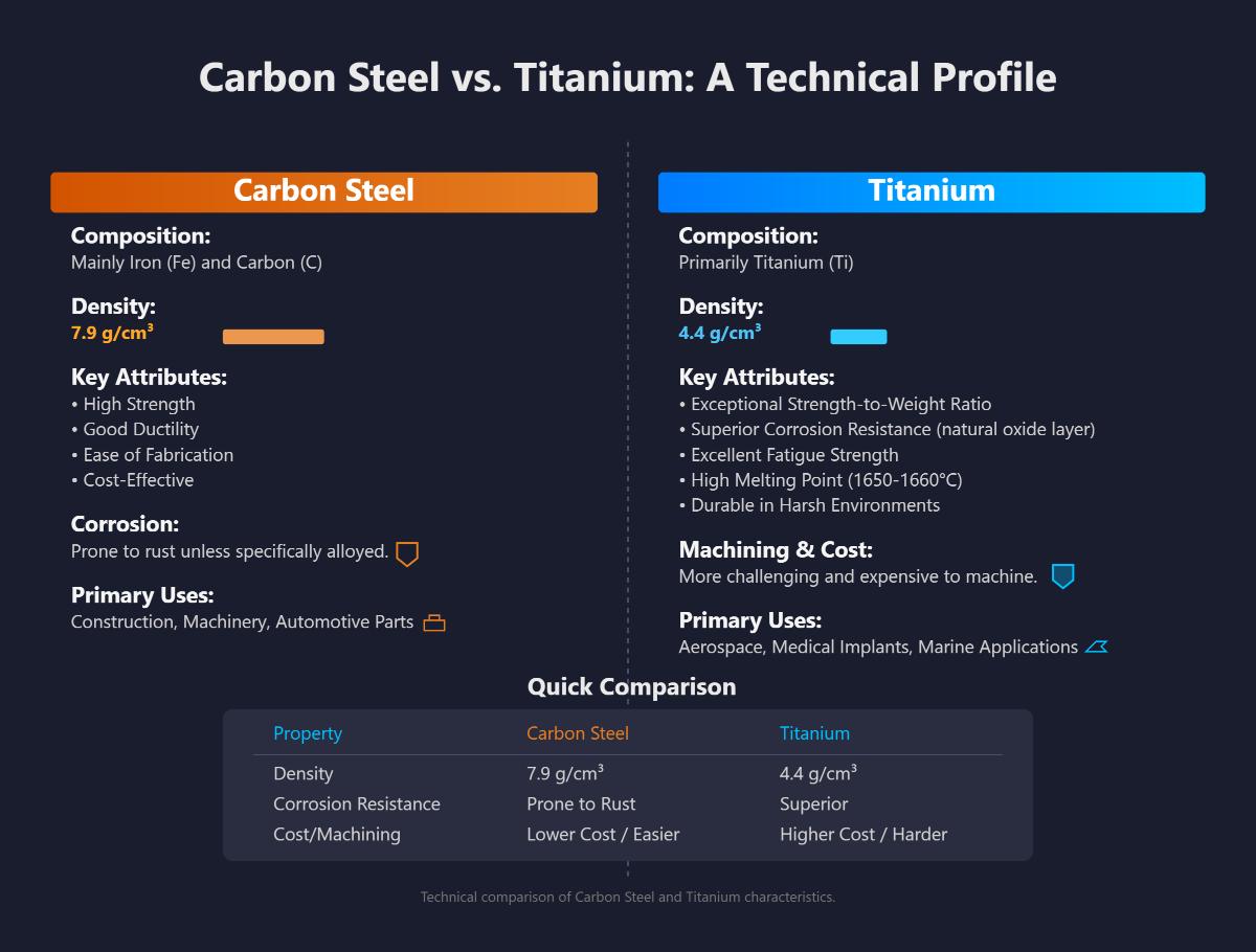 Carbon Steel vs. Titanium What's the Difference