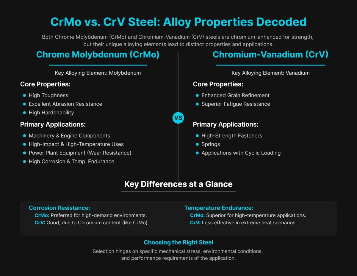 Chrome Molybdenum vs Vanadium What's the Difference