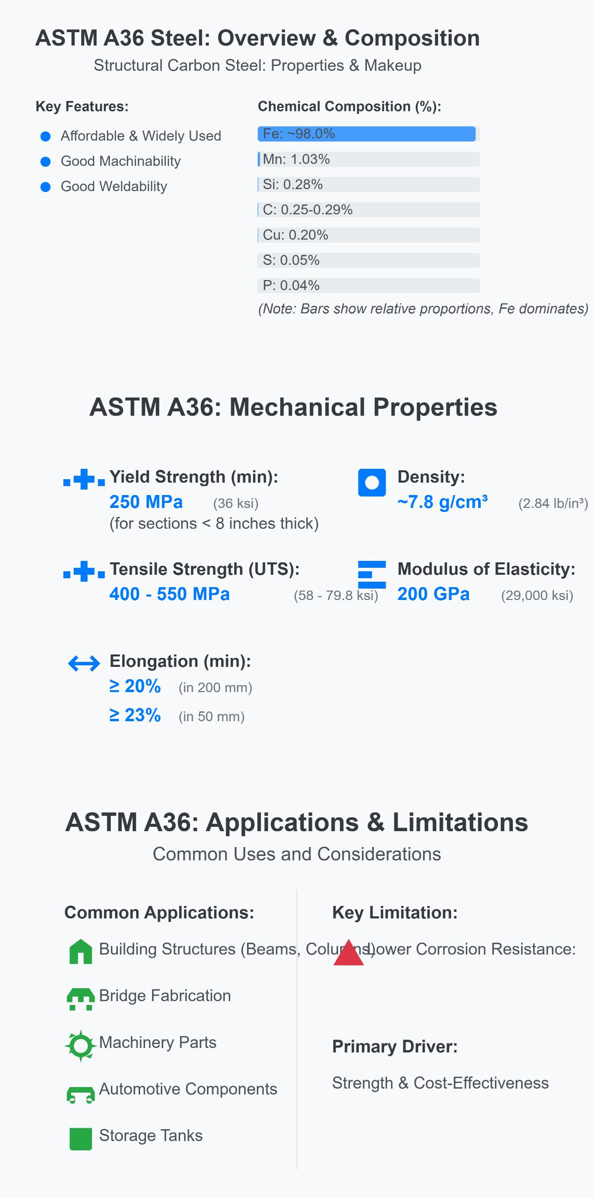 Comprehensive Guide to ASTM A36 Steel Properties and Uses