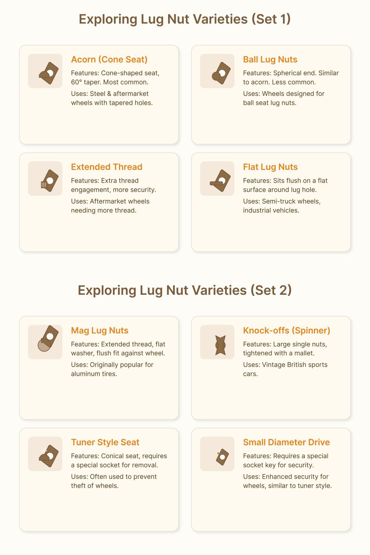 Comprehensive Guide to Lug Nuts Types, Materials & More
