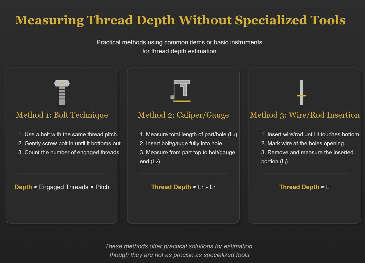 Comprehensive Guide to Measuring Thread Depth