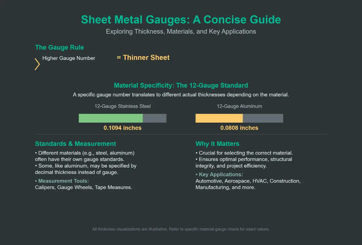 Comprehensive Guide to Sheet Metal Gauge and Thickness