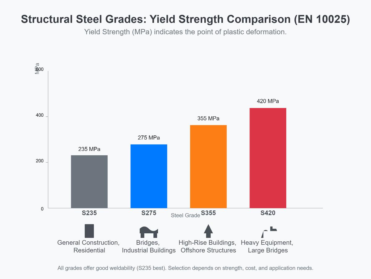 Comprehensive Guide to Structural Steels S235, S275, S355, and S420