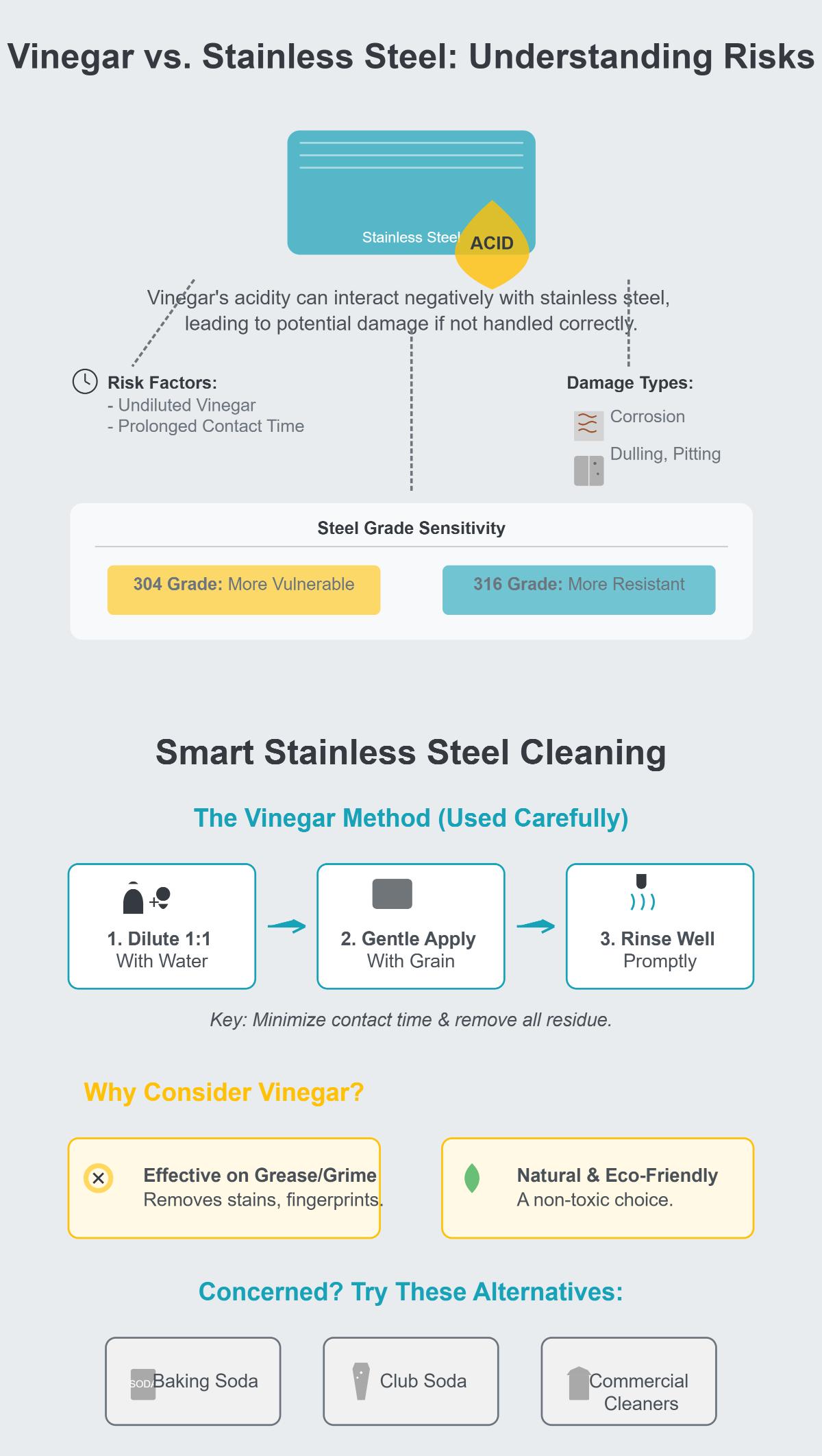 Does Vinegar Damage Stainless Steel A Beginner's Guide to Safe Cleaning