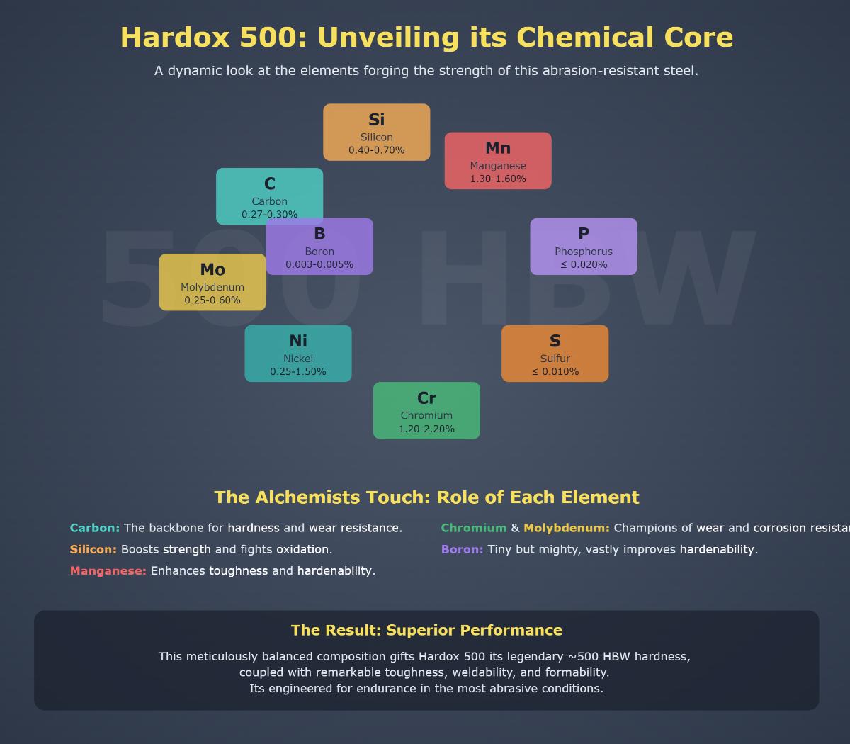 Hardox 500 Composition, Properties, and Uses