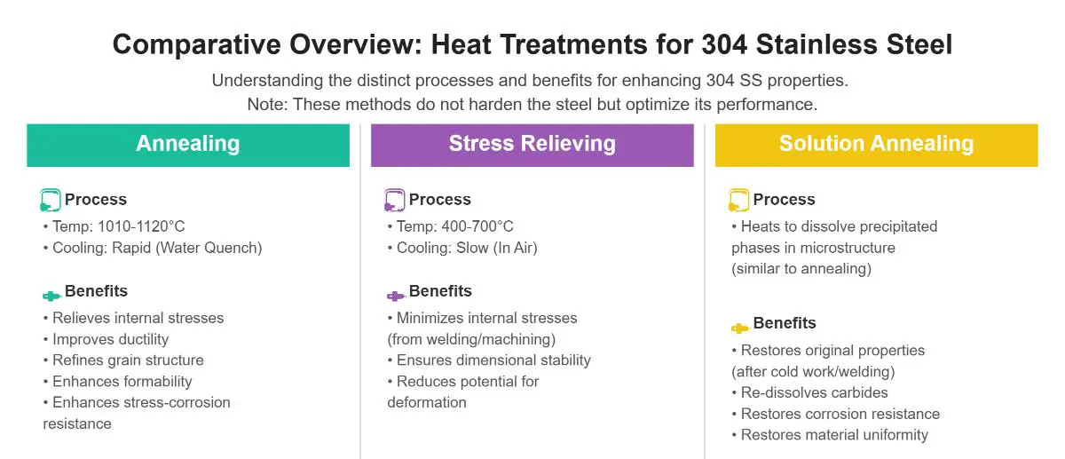 Heat Treating 304 Stainless Steel An Overview