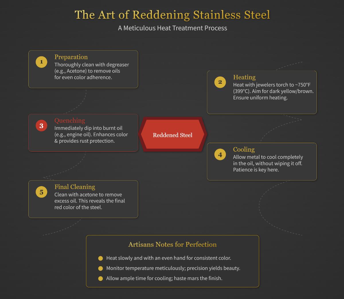 How to Color Stainless Steel Red A Complete Guide