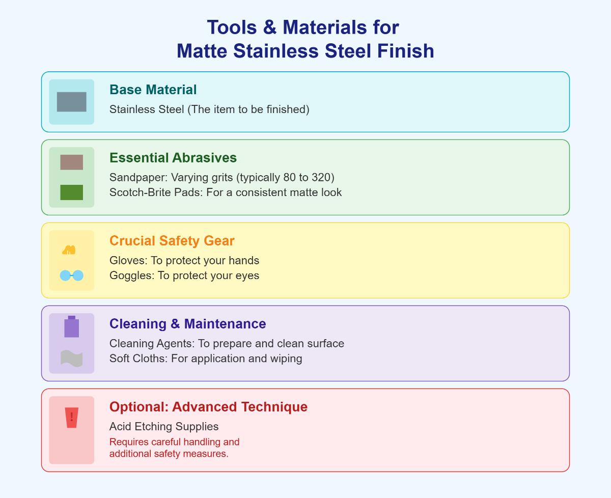 How to Give a Matte Finish to Stainless Steel A Step-by-Step Guide
