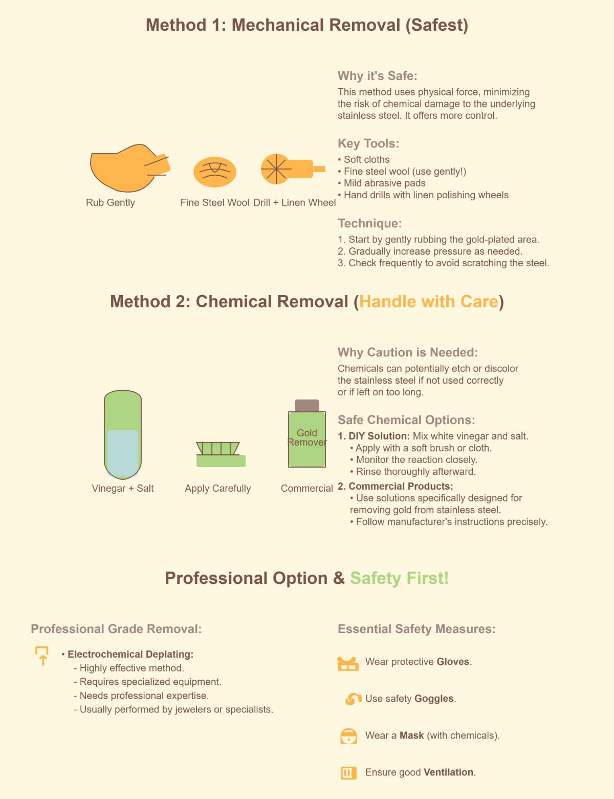 How to Remove Gold Plating from Stainless Steel A Step-by-Step Guide