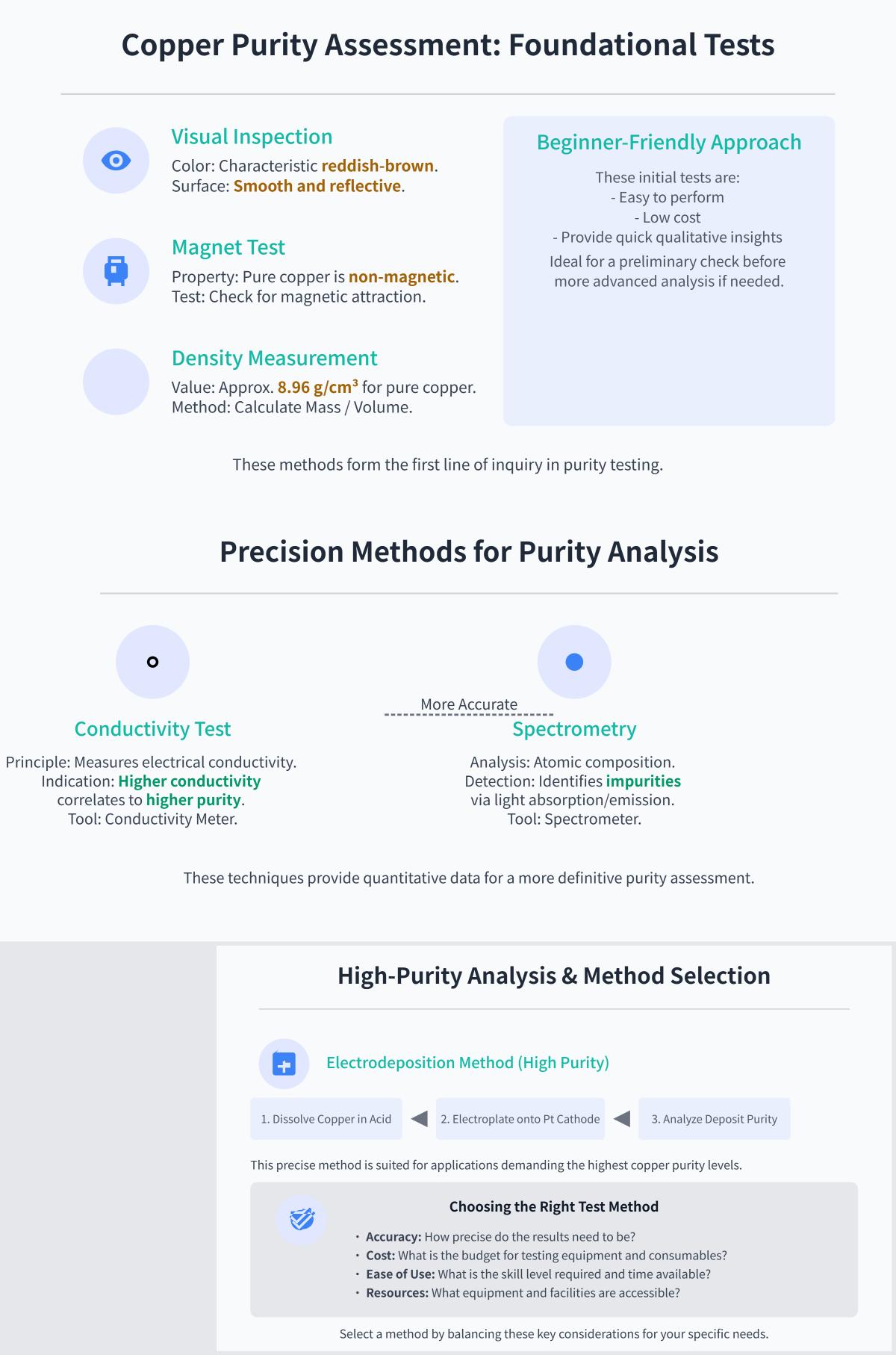 How to Test Copper Purity A Beginner's Guide