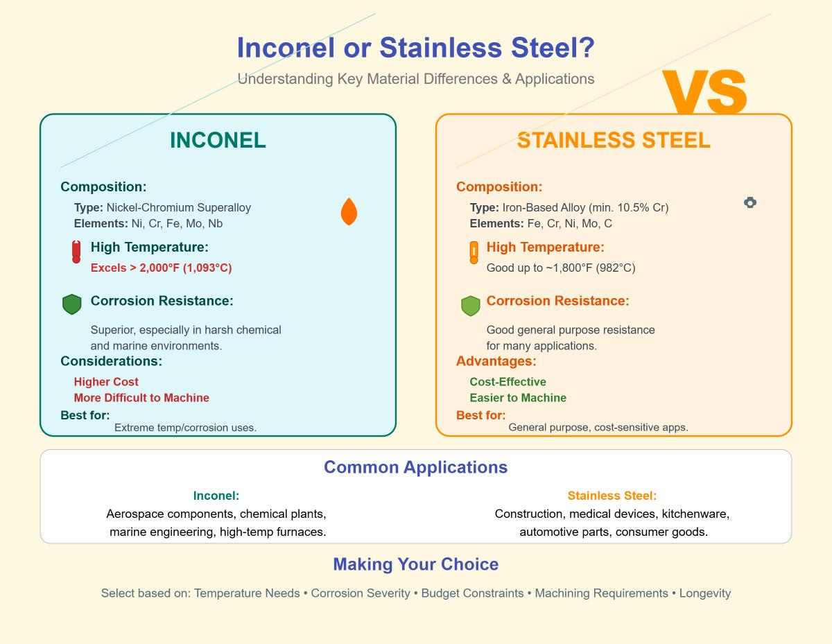 Inconel vs Stainless Steel What's the Difference