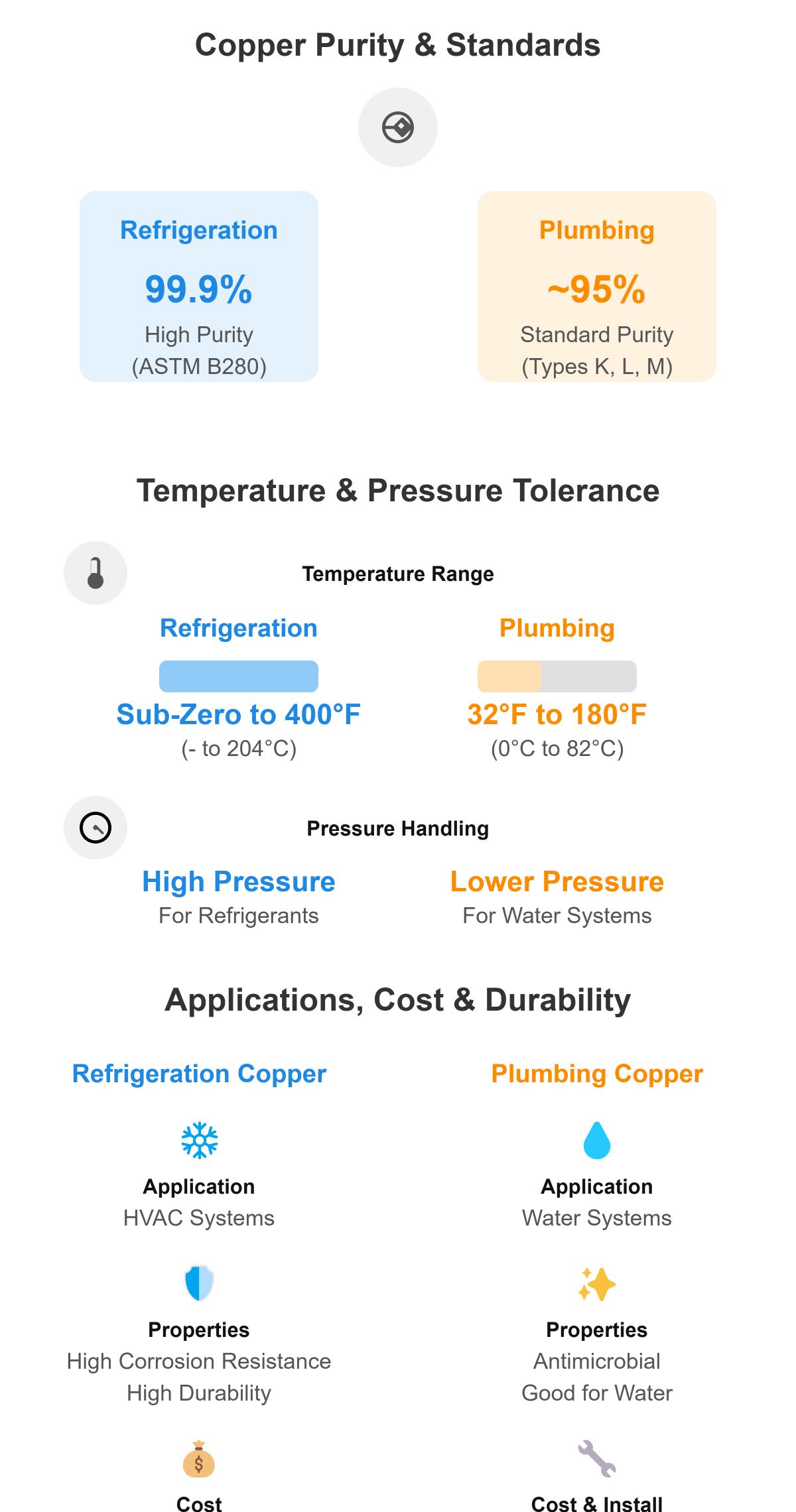 Refrigeration Copper vs Plumbing Copper Key Differences Explained