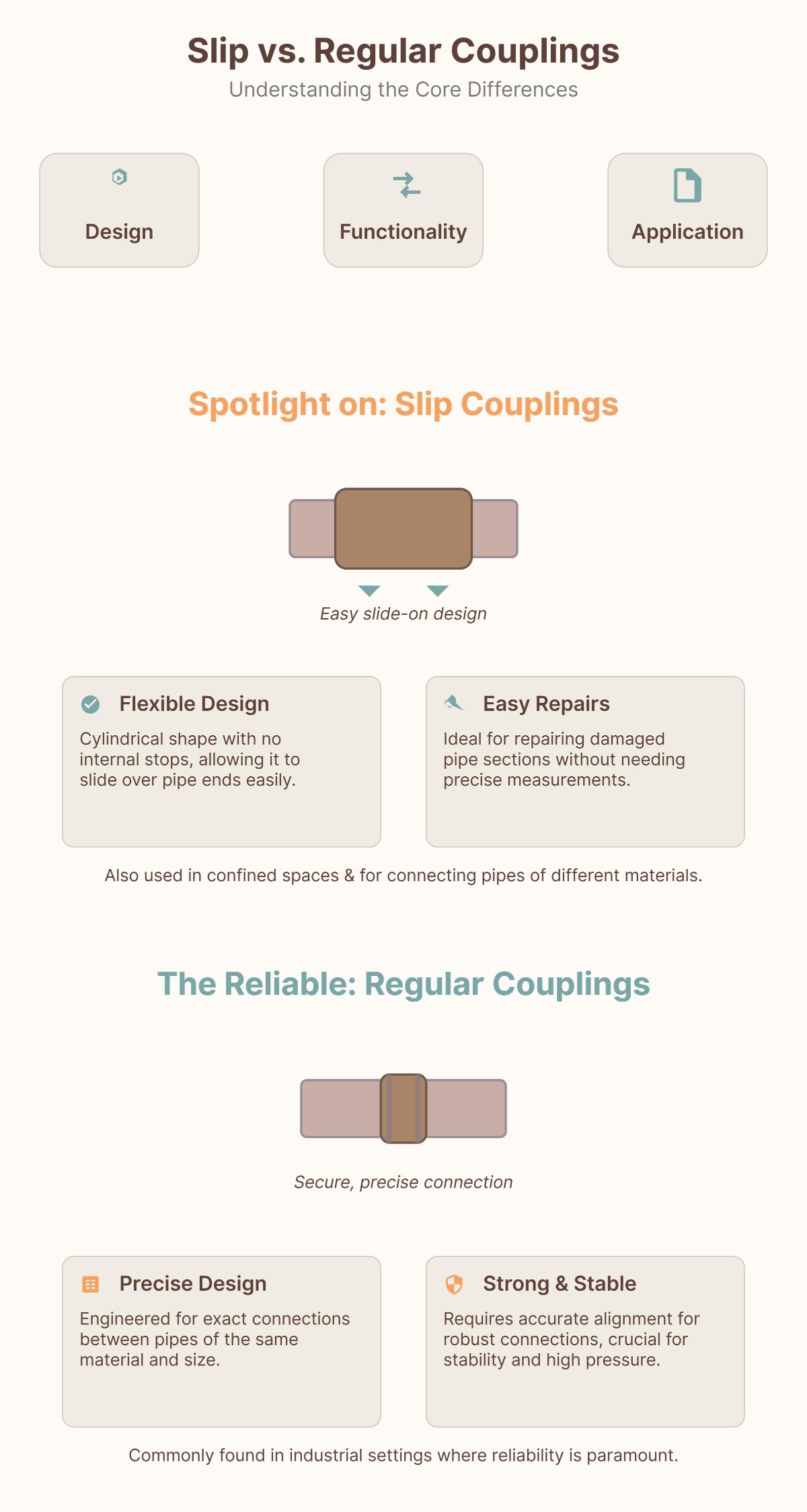 Slip Coupling vs. Coupling What's the Difference