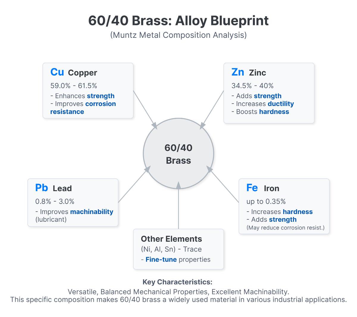 The Composition of 6040 Brass Chemical and Physical Properties