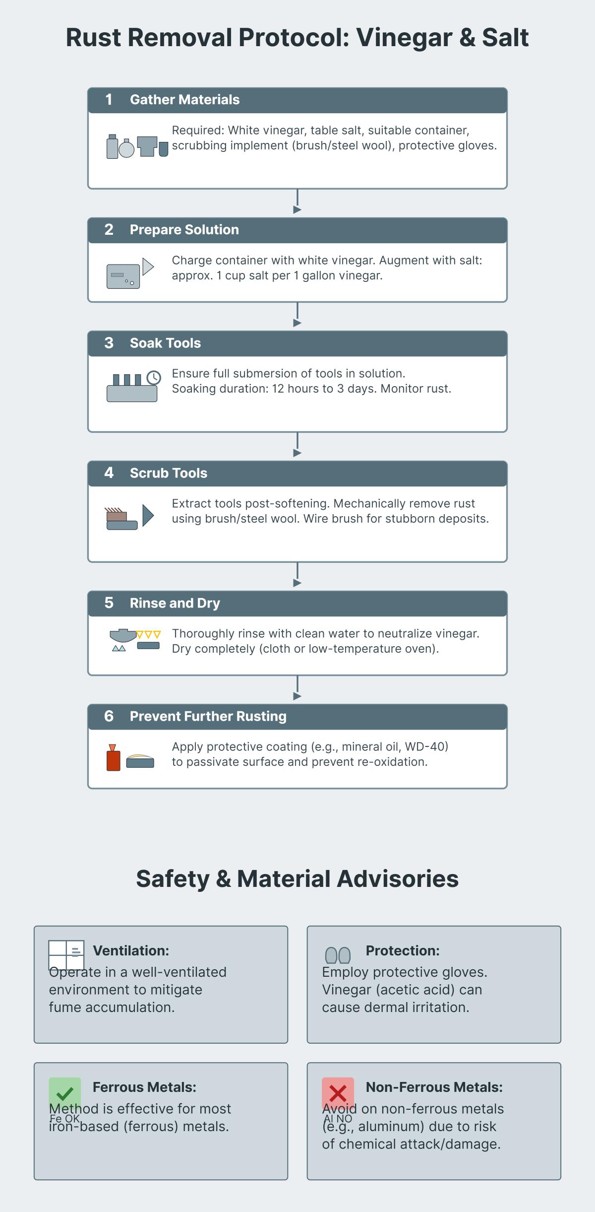 Ultimate Guide to Vinegar and Salt Rust Removal
