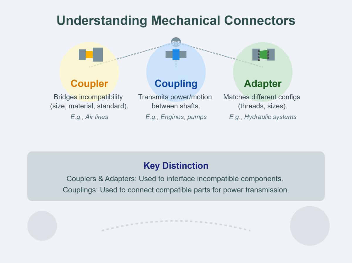 Understanding Couplers, Couplings, and Adapters A Comprehensive Guide