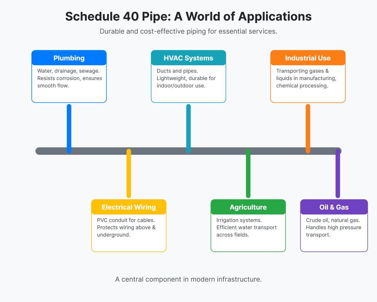 Understanding Schedule 40 Pipes Basics, Applications, and Comparisons