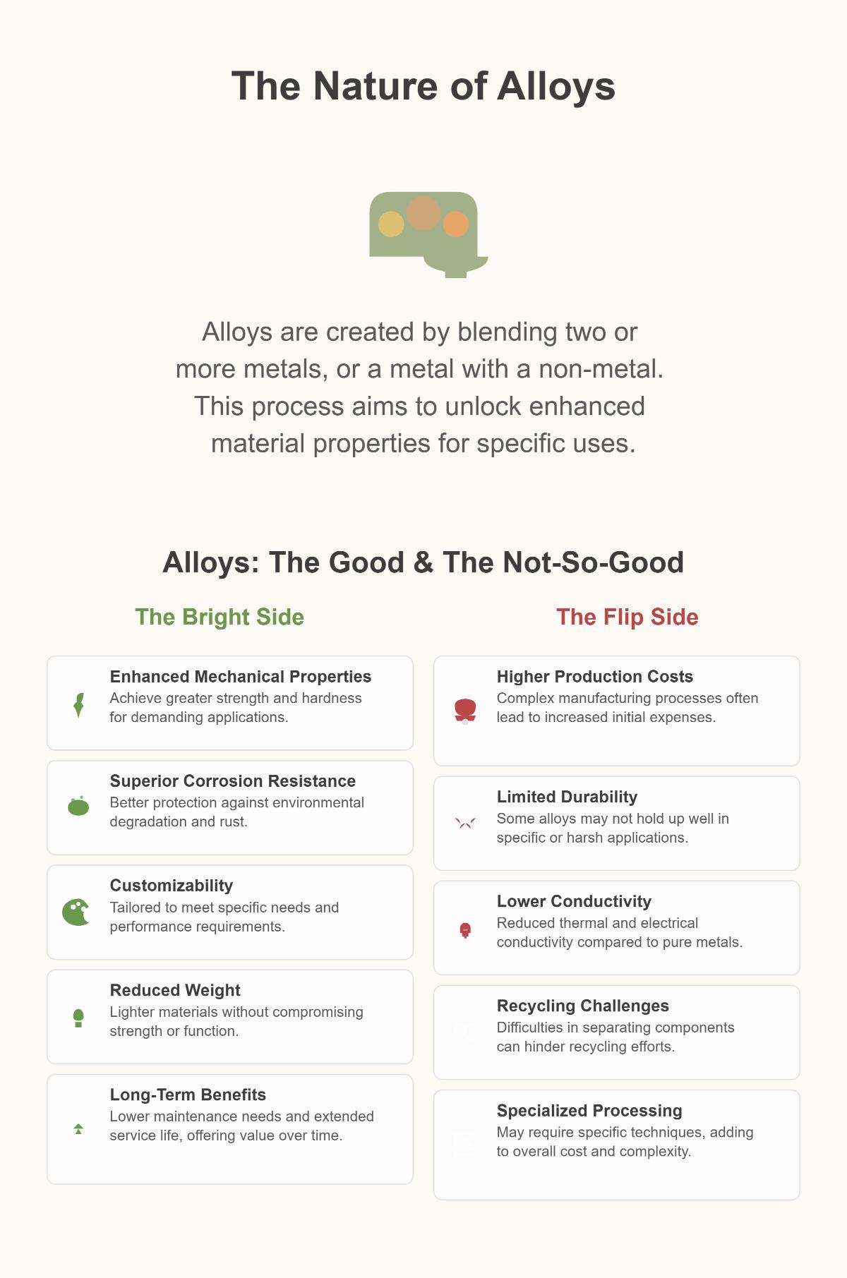 Understanding the Advantages and Disadvantages of Alloys A Benefit-Driven Guide