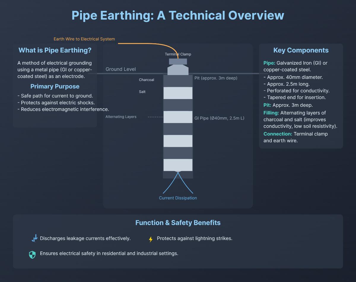 What is Pipe Earthing Working and Importance