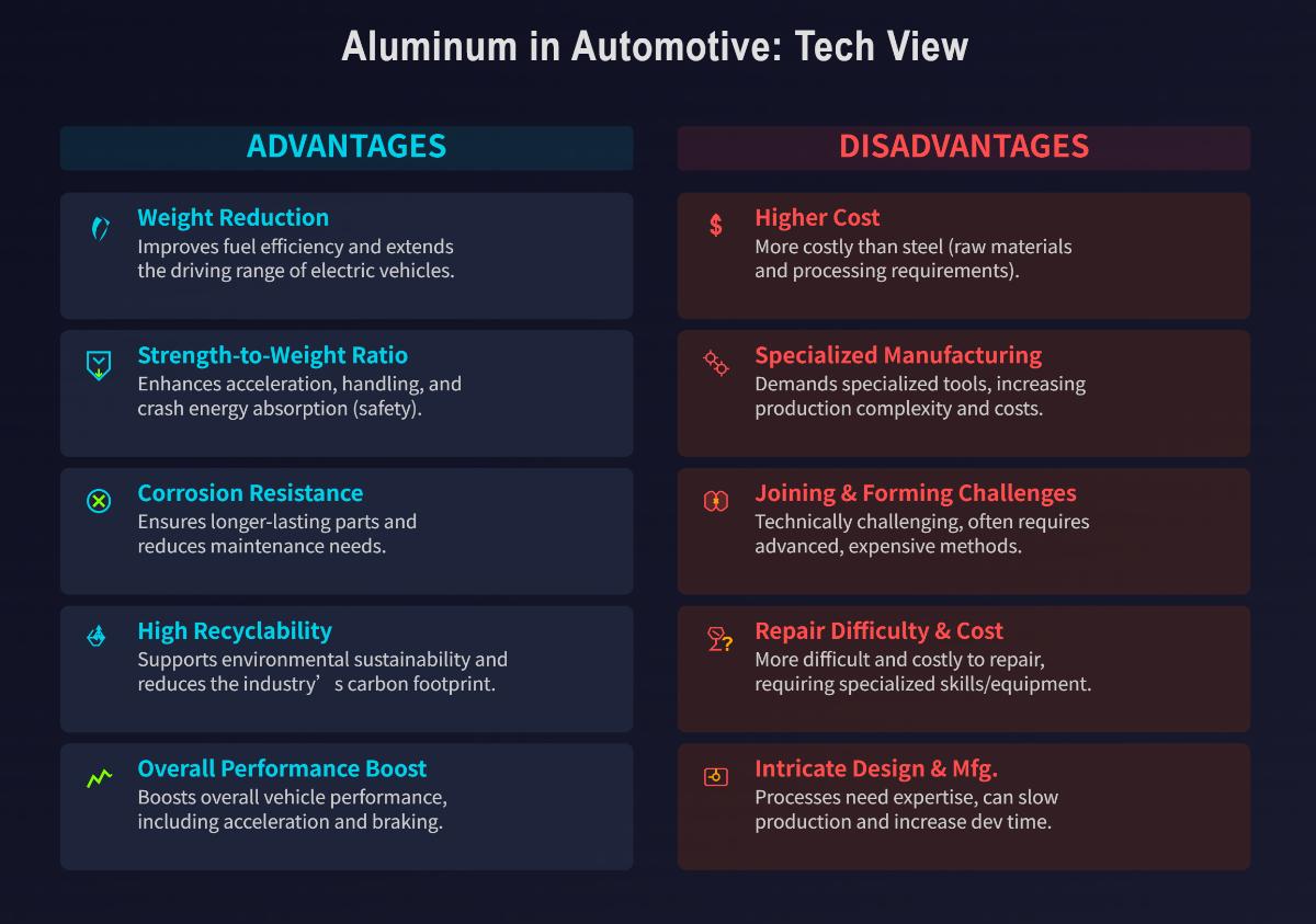 Advantages and Disadvantages of Aluminum Parts in Automotive ...