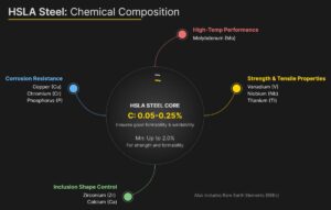 High-Strength Low-Alloy Steel: Composition, Properties, and Uses - MFG Shop - High-Strength Low-Alloy Materials