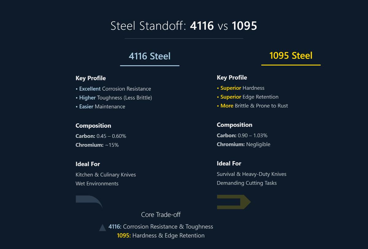 4116 Steel vs 1095 Steel: Comprehensive Comparison for Knife Making ...
