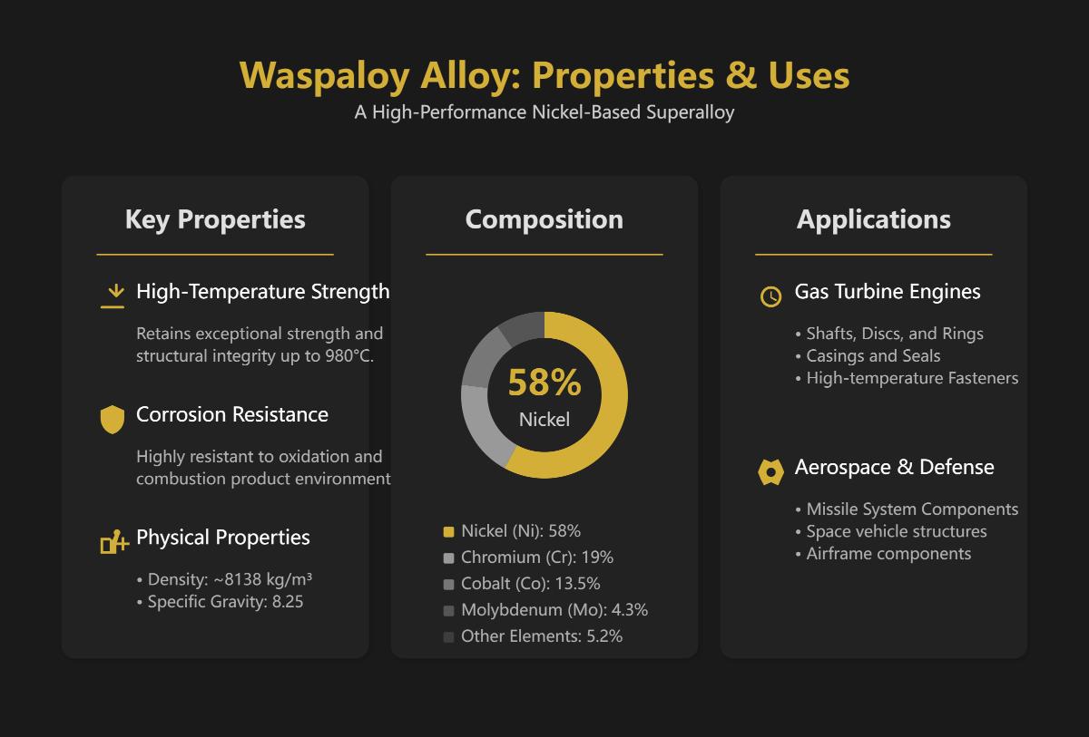 AMS 5706 Waspaloy Alloy: Composition, Properties, and Uses - MFG Shop