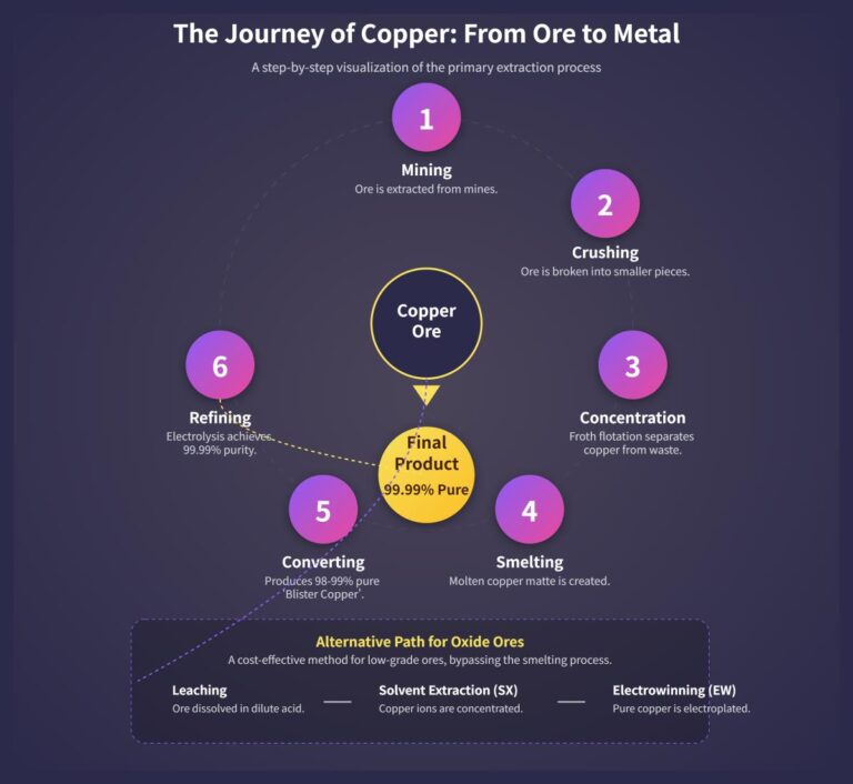 Copper Process Poster How is Copper Made: A Complete Step-by-Step Guide - MFG Shop