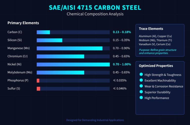 SAE/AISI 4715 Carbon Steel: Composition, Properties, and Uses - MFG Shop