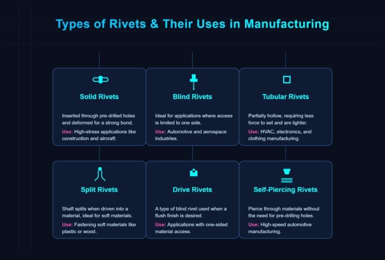 Types of Rivets and Their Uses in Manufacturing - MFG Shop