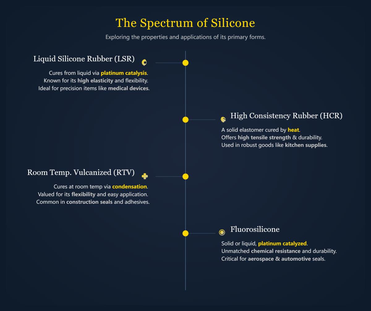 Understanding Different Types of Silicone: LSR, HCR, and More - MFG Shop