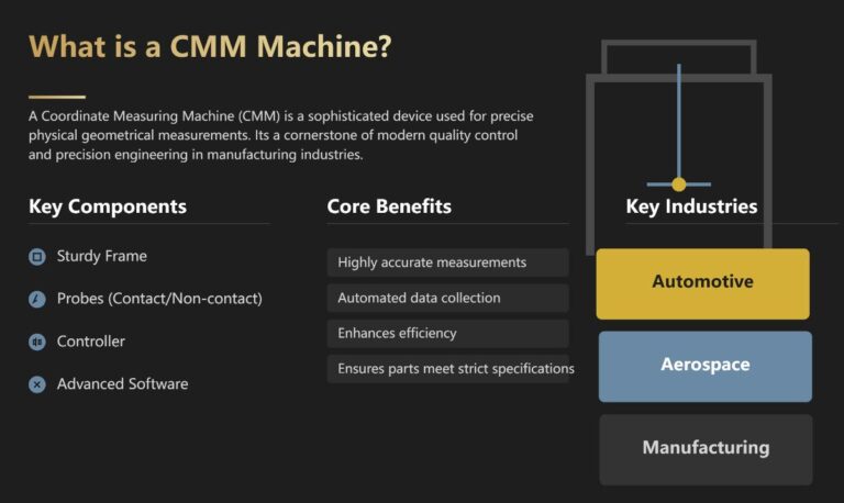 What is a CMM Machine? Components, Uses, and Benefits Explained - MFG Shop